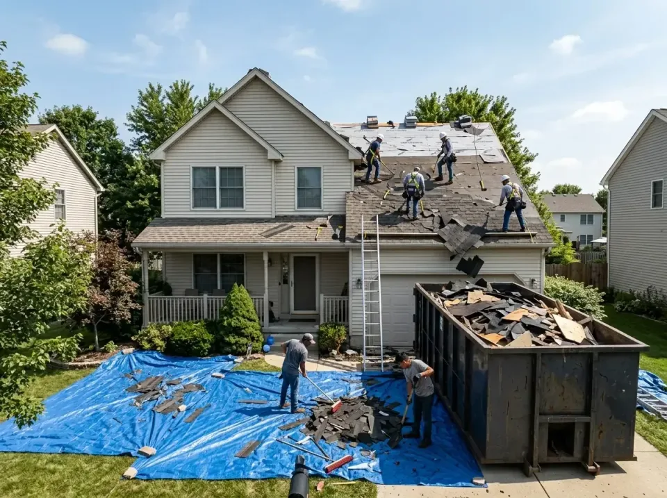 roof-replacement-debris-remova-004 — frequently asked questions, Cheapest Dumpster Rentals in Bloomfield, IA